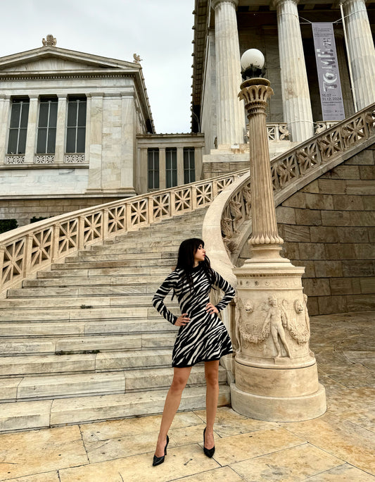Nora - Zebra Dress