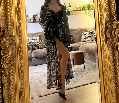 Margot -  Leopar Robe - Limited Edition