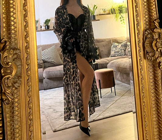 Margot -  Leopar Robe - Limited Edition