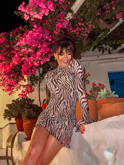 Marion - Zebra Dress