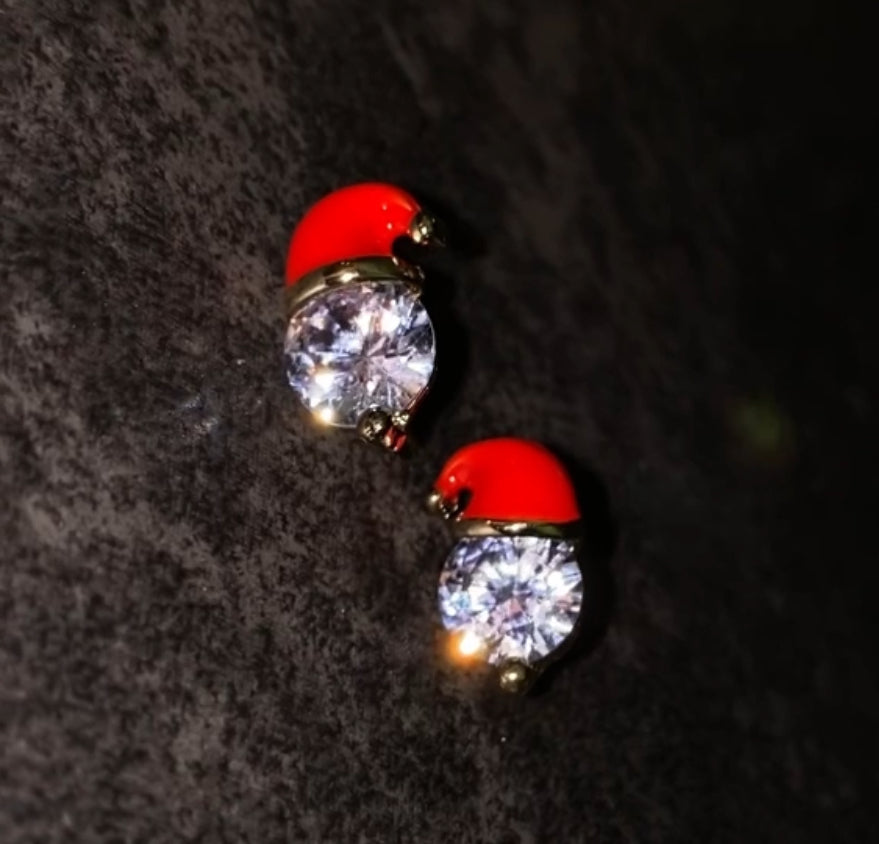 Santa - Earrings - Limited Edition