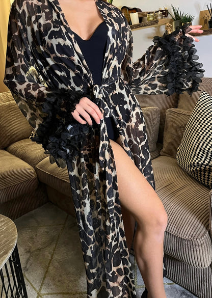 Margot -  Leopar Robe - Limited Edition