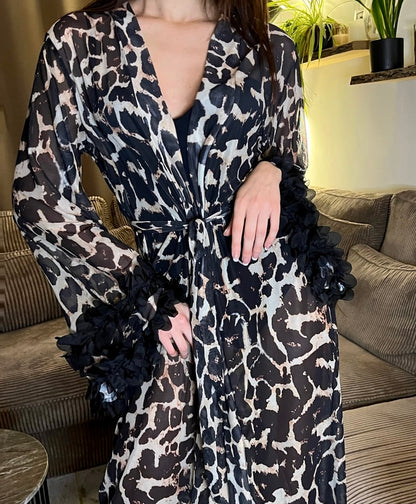 Margot -  Leopar Robe - Limited Edition