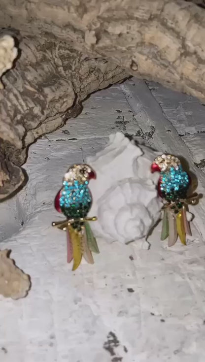 Avery - Parrots - Earrings