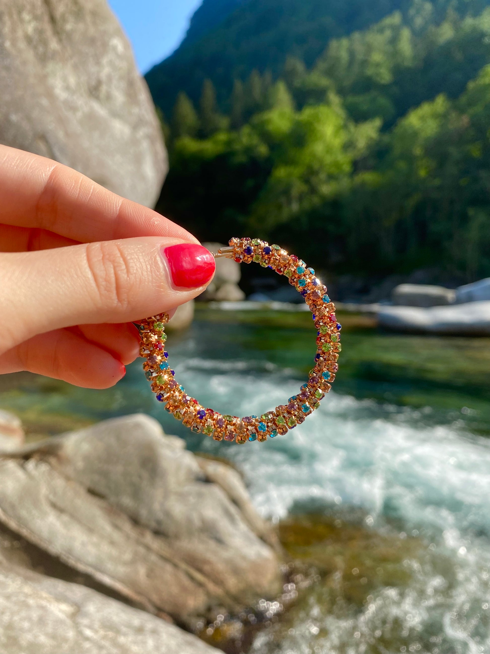 Colorful Hoop Earrings