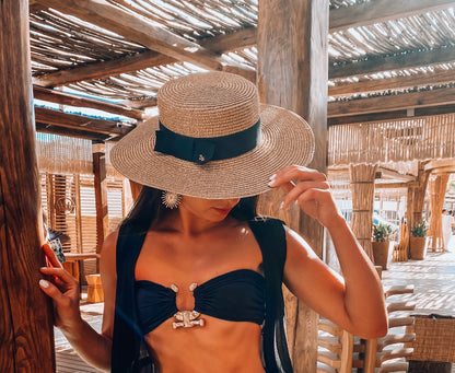 Exotic Chic Glam Golden Sun Earrings - Principote Mykonos